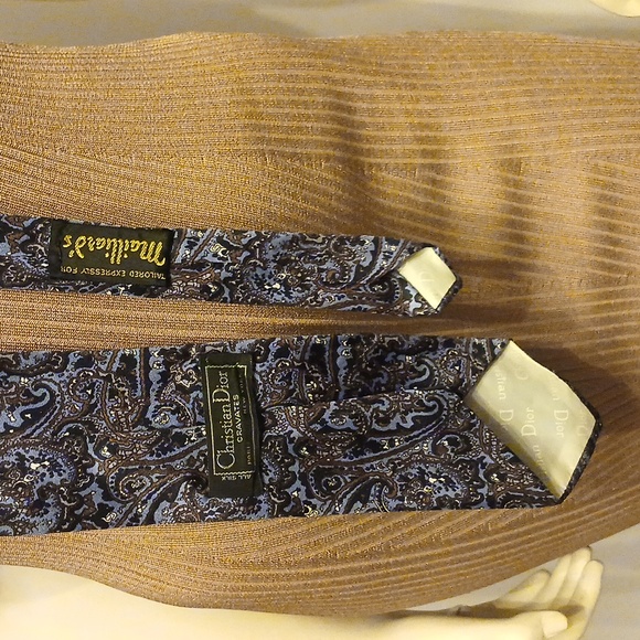 Christian Dior Tie Men's Dior Tie Silk Tie Men’s Dior Tie 👔 - Picture 7 of 8